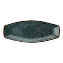 Porcelain Serving Plate - Fairlie Series, Forest Green - 28x15cm-0