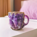Healing & Spiritual Gifts: New Multi-Color Natural Mineral Crystal Mug. Colorful Crystal Christmas Mug for Coffee, Perfect for Festival. - Memoriex