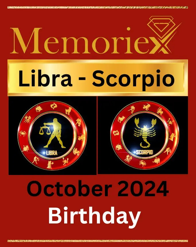 Charismatic Libras and Mysterious Scorpios: October Birthday Bash - Memoriex