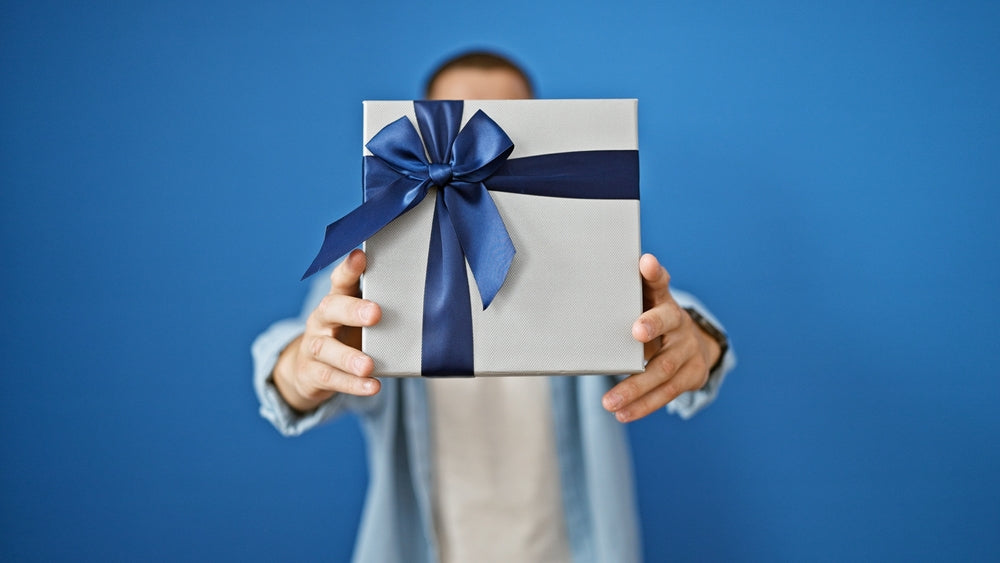 man-holding-gift