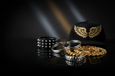 Hip Hop & Punk Style Gifts UK: Black, Gold & Silver Statement Pieces