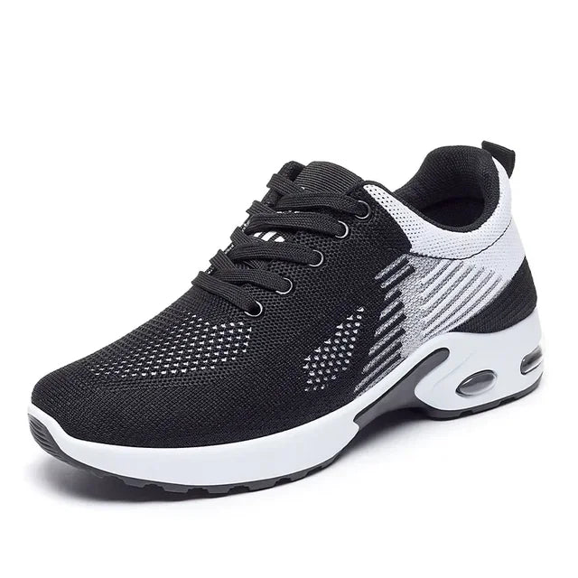 New Running Shoes Ladies Breathable Sneakers Summer Light Mesh Air Cushion Women's Sports Shoes Outdoor Lace Up Training Shoes - Memoriex 