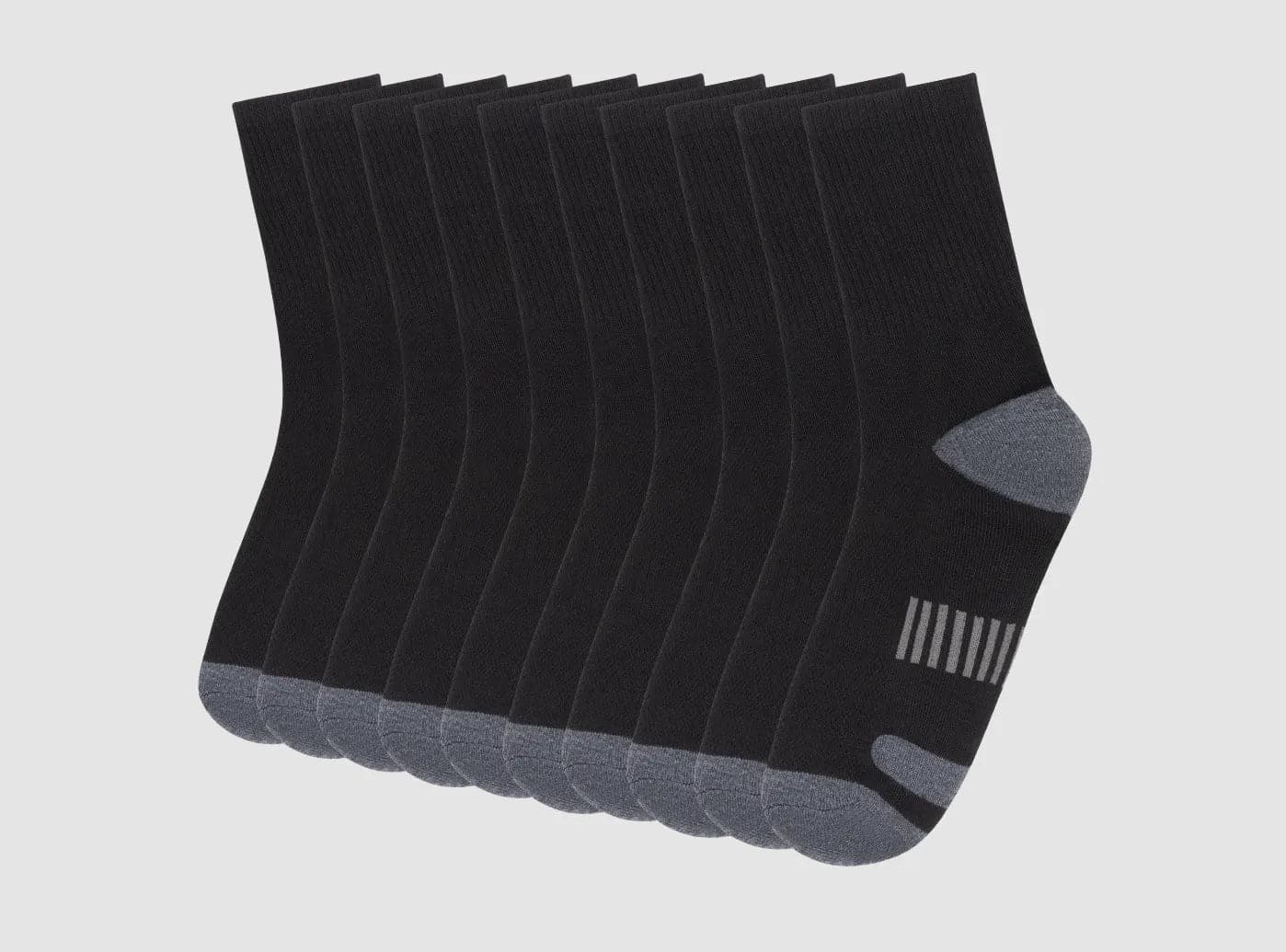 Sport Step Athletic Mid Socks 5-Pair Bundle (for Men)-1