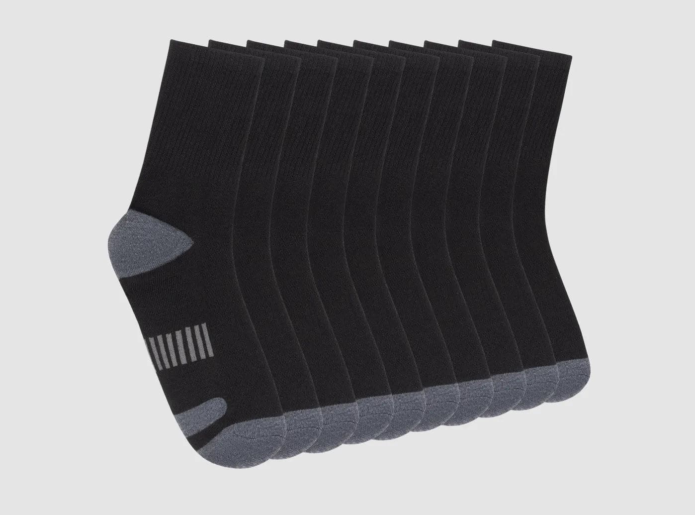 Sport Step Athletic Mid Socks 5-Pair Bundle (for Men)-4