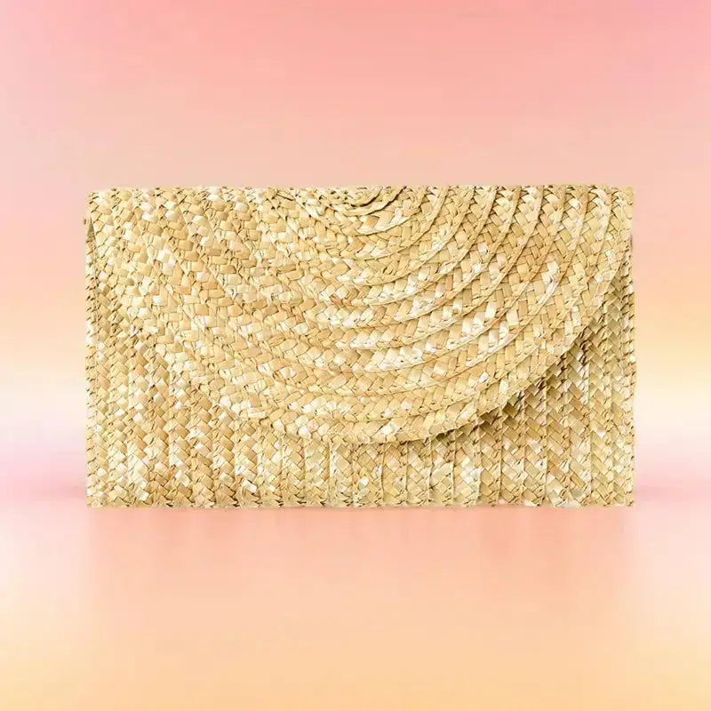 Beach Woven Clutch Bag-0