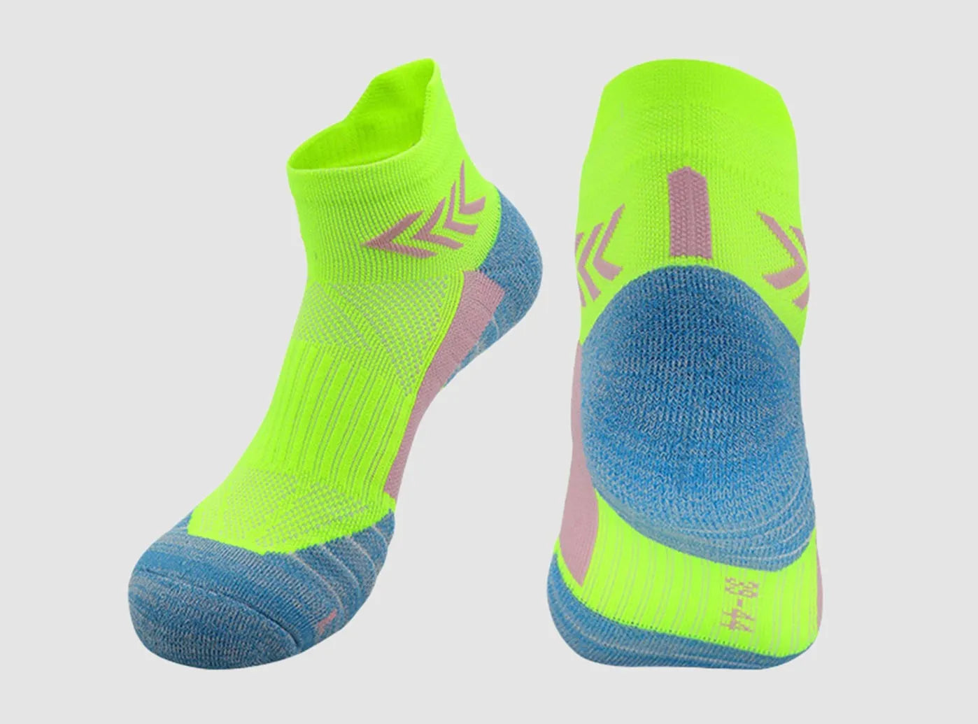 FitVille Women's PowerStride Ankle Socks V3 3-Pair Bundle-4