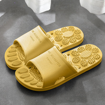 Home Bathroom Non-slip Indoor Slippers Supermarket Hotel Men's And Women's Massage House Soft Foams Slippers - Memoriex 