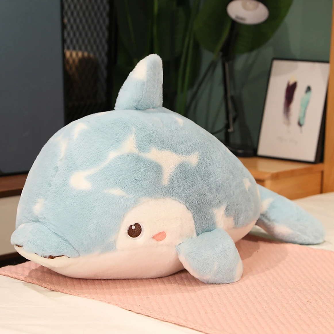 50cm Stuffed Soft Dolphin Plush Toy-0