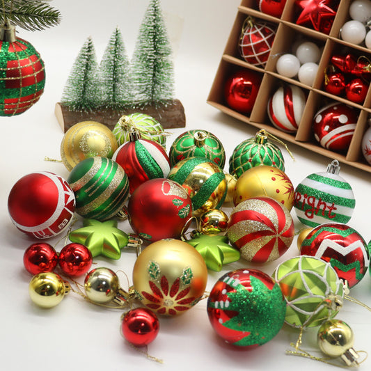 Festive Christmas Decoration: 6cm Electroplating Plastic Balls - Memoriex 