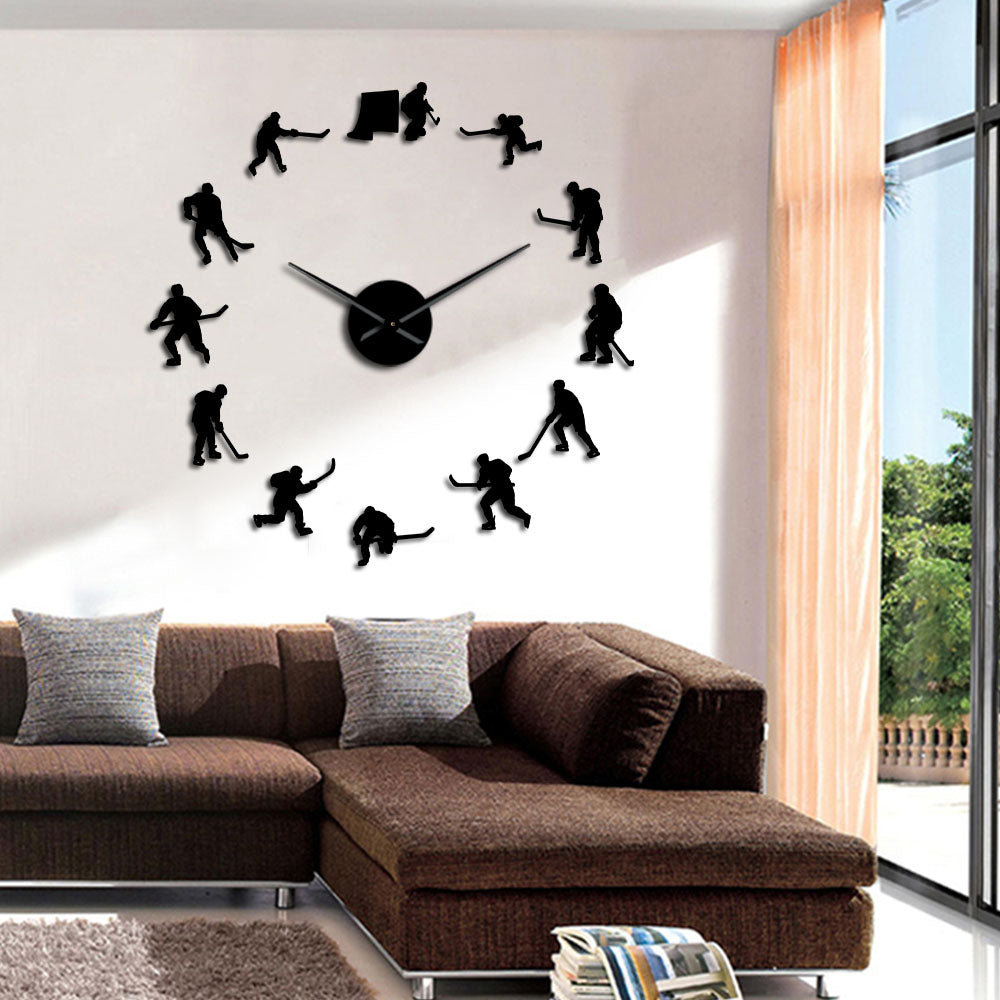 Frameless DIY Wall Clock 3D Mirror Wall Sticker - Memoriex