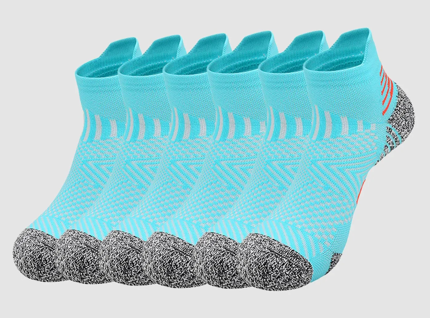 FitVille Women's PowerStride Ankle Socks V4 3-Pair Bundle-3