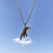 New Hip-Hop Accessories Sweater Chain Military Titanium Steel Necklace Men's Jewelry - Memoriex