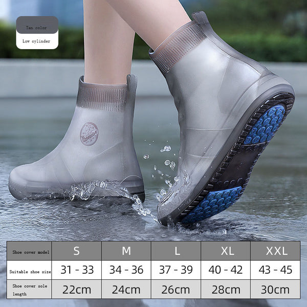 Reusable Silicone Rain Shoe Covers – Unisex Footwear Protectors