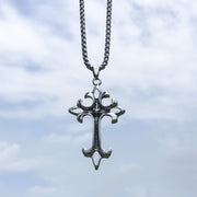 New Hip-Hop Accessories Sweater Chain Military Titanium Steel Necklace Men's Jewelry - Memoriex