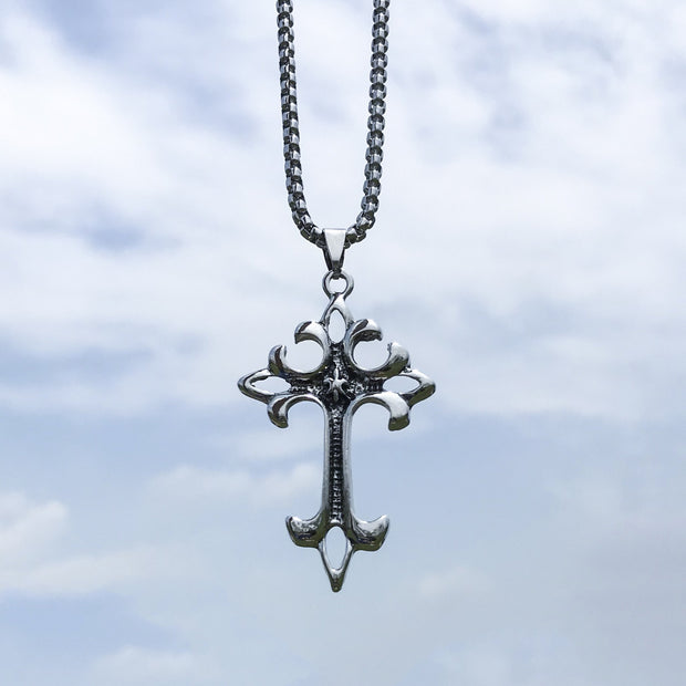 New Hip-Hop Accessories Sweater Chain Military Titanium Steel Necklace Men's Jewelry - Memoriex