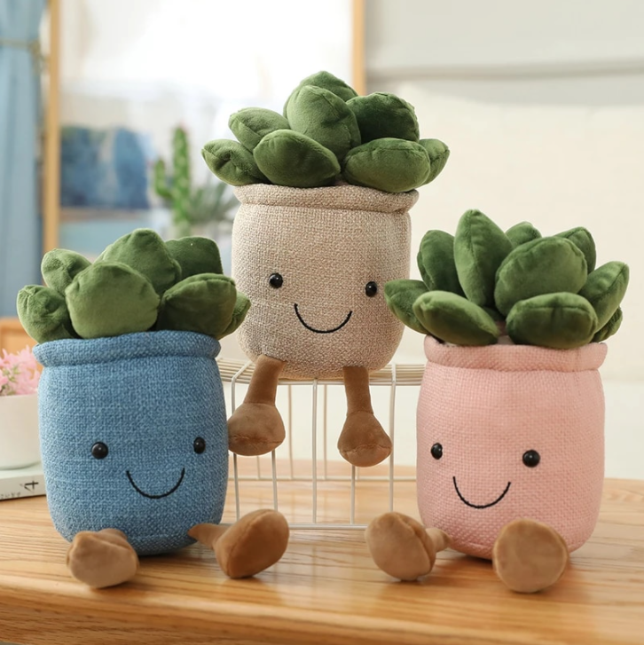 25cm Succulent Plant Plush Toy-0