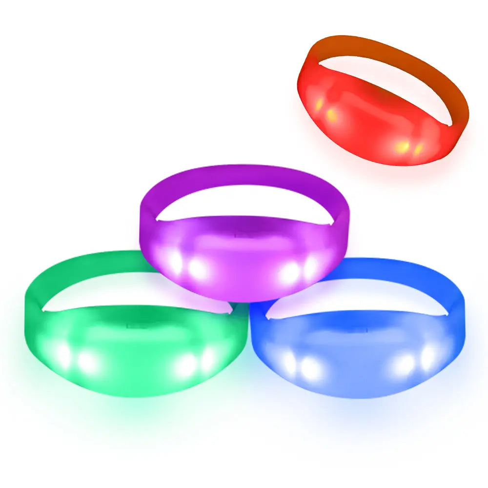 Wholesale Remote Controlled LED Wristbands (400PCS/1 Carton GFB005 Bracelets)-0