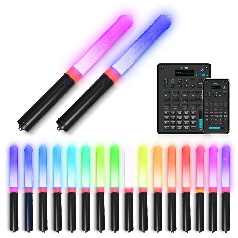 1 LED Light Sticks with APP Control (200 PCS + 1 APP Transmitter)-0