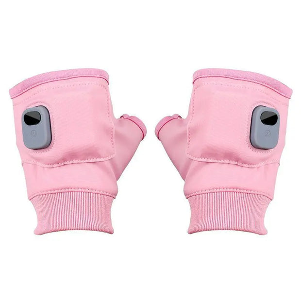 1 Pair of Rechargeable Winter Heated Gloves. USB-powered, great for outdoor activities like cycling, skiing, and motorcycling. - Memoriex 
