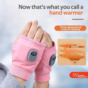1 Pair of Rechargeable Winter Heated Gloves. USB-powered, great for outdoor activities like cycling, skiing, and motorcycling. - Memoriex 