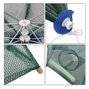 10 Holes Crayfish Net Cast Folding Fishing  Nets Automatic - Memoriex 