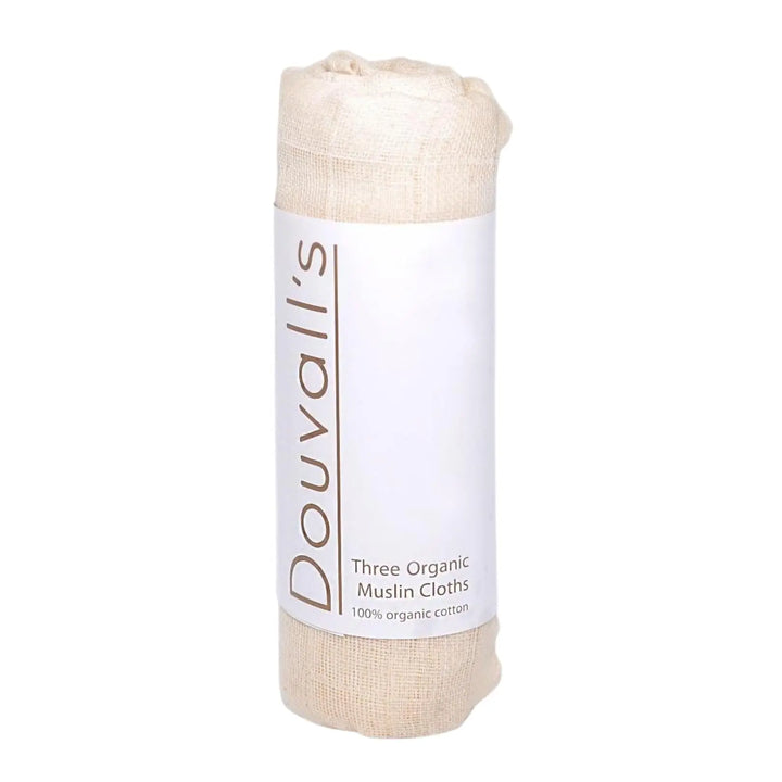 Three cotton muslin cloths