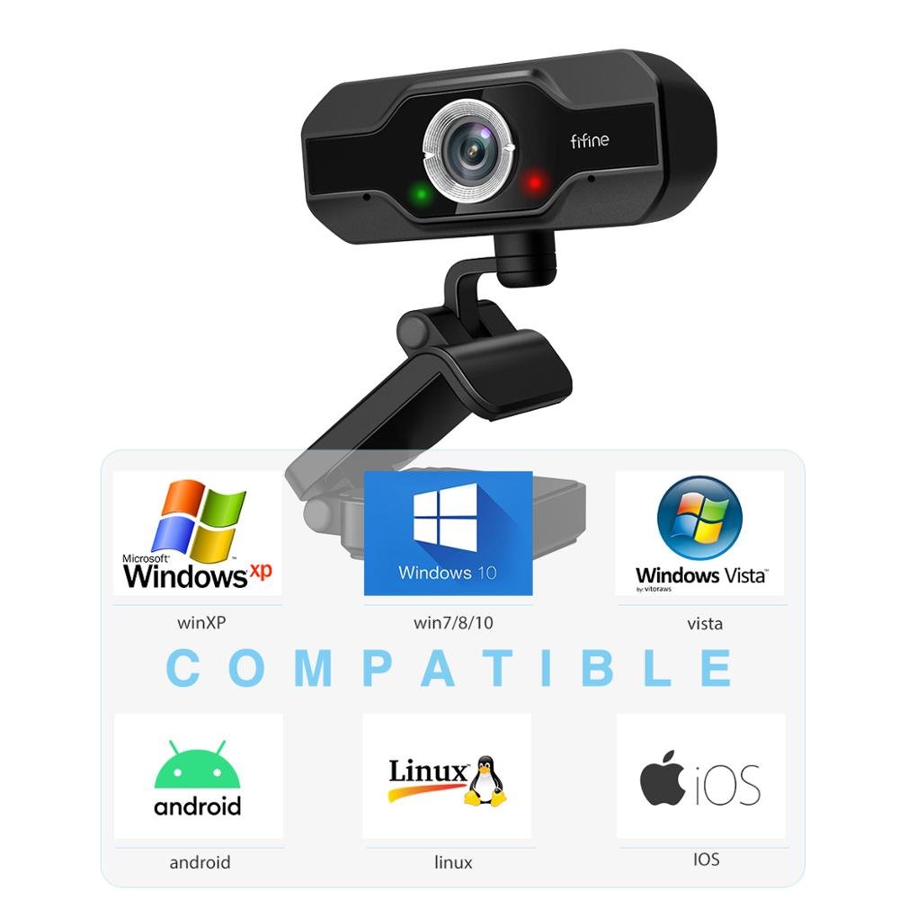 1080P Full HD PC Webcam for USB Desktop & Laptop ,-2