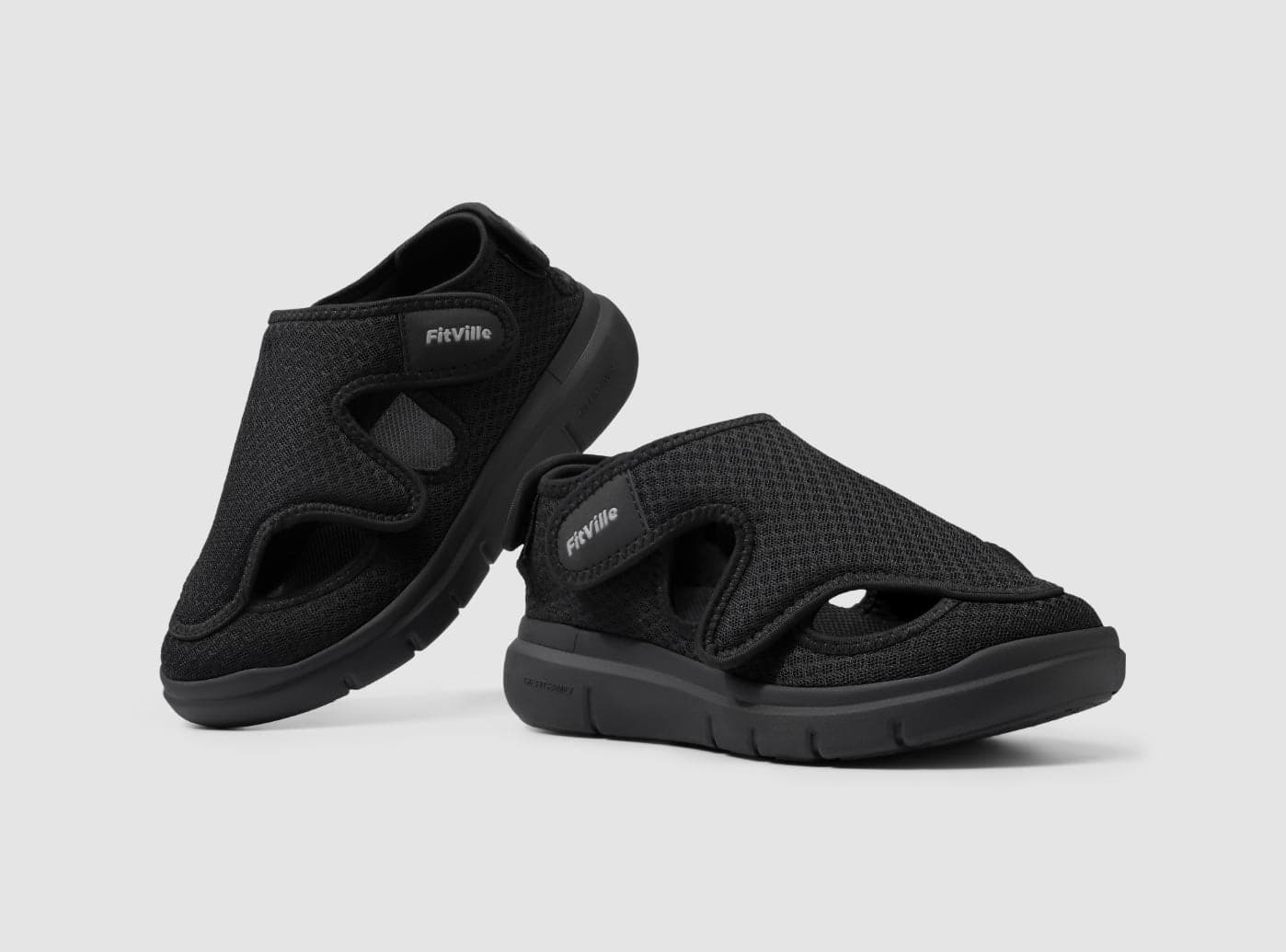 FitVille Men's EasyTop Recovery Sandal V5-8