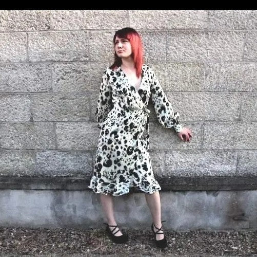Womens Green Velvet Wrap Around Style Long Dress With Tie up New-0