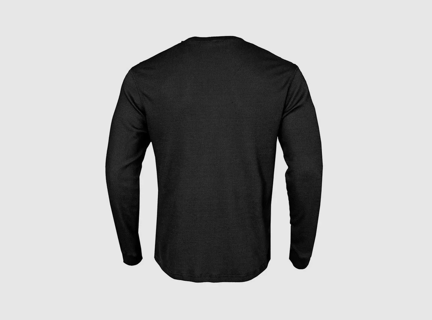 FitVille Men's Waffle-Knit Long-Sleeve Outdoor Crewneck-3