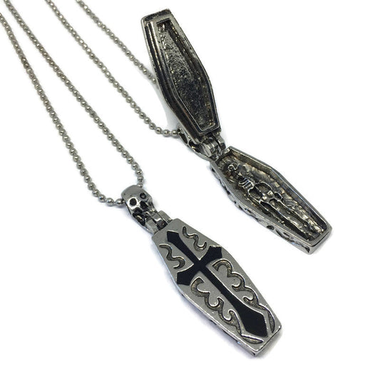 Coffin x Skeleton Necklace-0