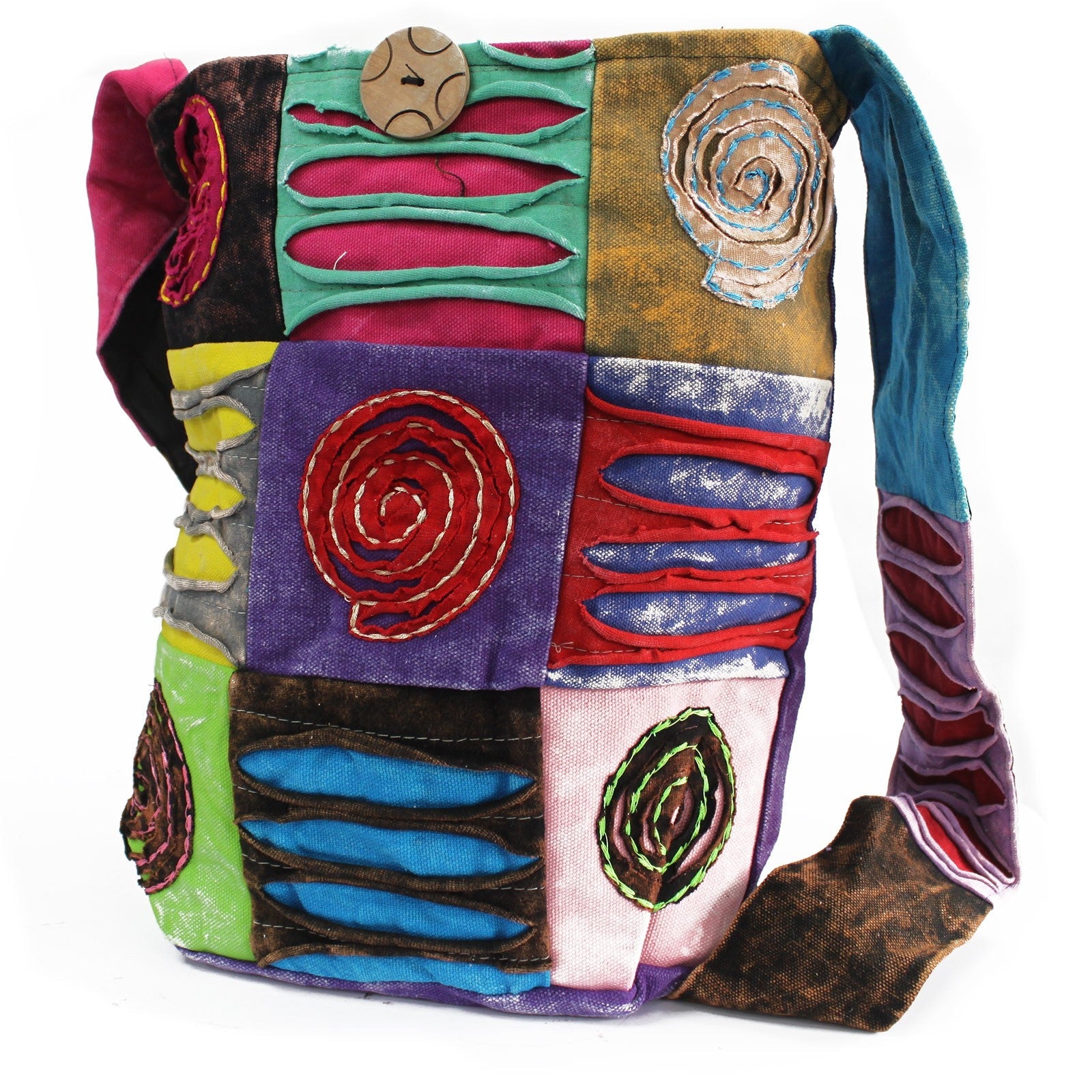 Ethnic Sling Bag - Spiral-1