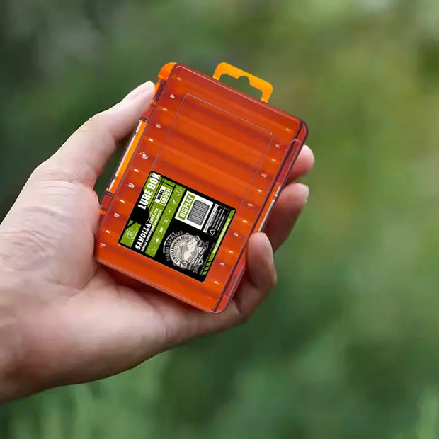 14-Compartment Fishing Tackle Box for Accessories, Lures & Hooks, Double-Sided Organizer. - Memoriex 