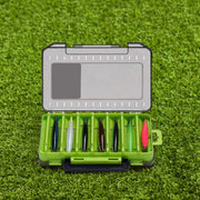 14-Compartment Fishing Tackle Box for Accessories, Lures & Hooks, Double-Sided Organizer. - Memoriex 