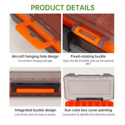 14-Compartment Fishing Tackle Box for Accessories, Lures & Hooks, Double-Sided Organizer. - Memoriex 