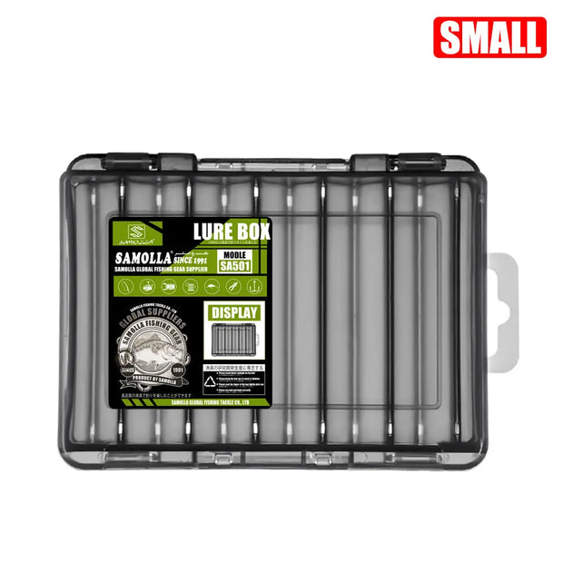 14-Compartment Fishing Tackle Box for Accessories, Lures & Hooks, Double-Sided Organizer. - Memoriex 