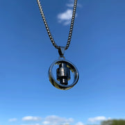 New Hip-Hop Accessories Sweater Chain Military Titanium Steel Necklace Men's Jewelry - Memoriex