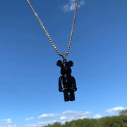 New Hip-Hop Accessories Sweater Chain Military Titanium Steel Necklace Men's Jewelry - Memoriex