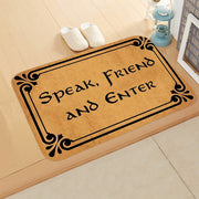 Welcome Doormat Entrance Anti-Slip Mat Hallway 10 Patterns Printed Carpet For Room Bedroom Home Kitchen Door Mat Art Pad - Memoriex