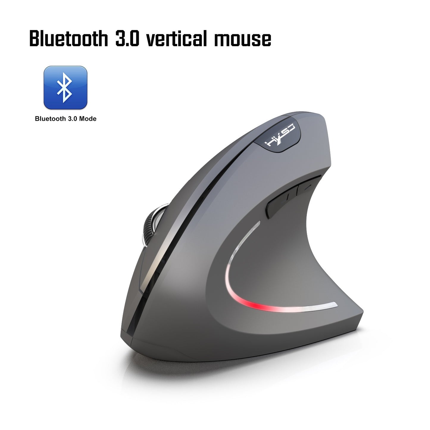 New Wireless Mouse 2.4G Vertical Health Mouse External Battery 6D Design Computer Office - Memoriex 