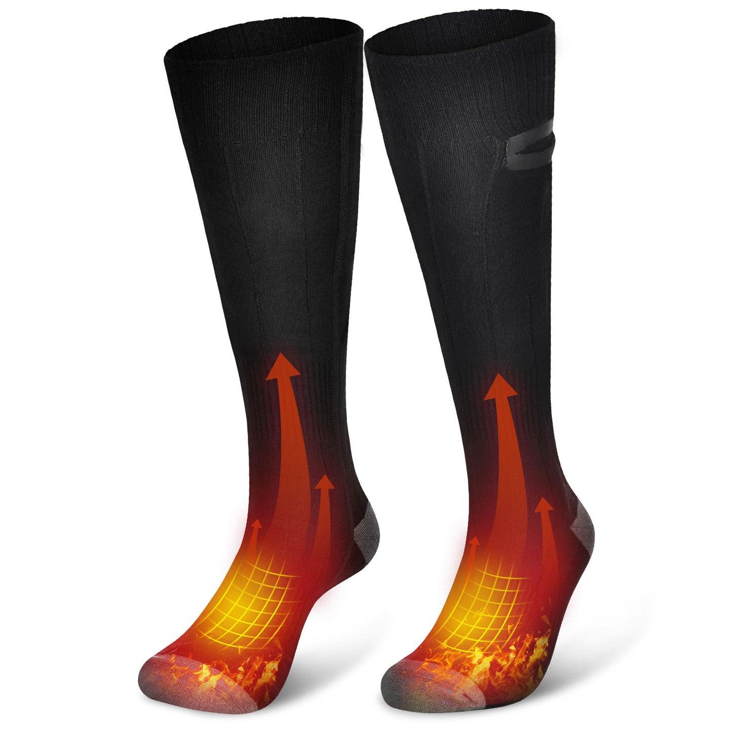 Hot socks with 3-speed electric heating, USB for men and women's foot warmers, winter electric heating and warm socks - Memoriex 