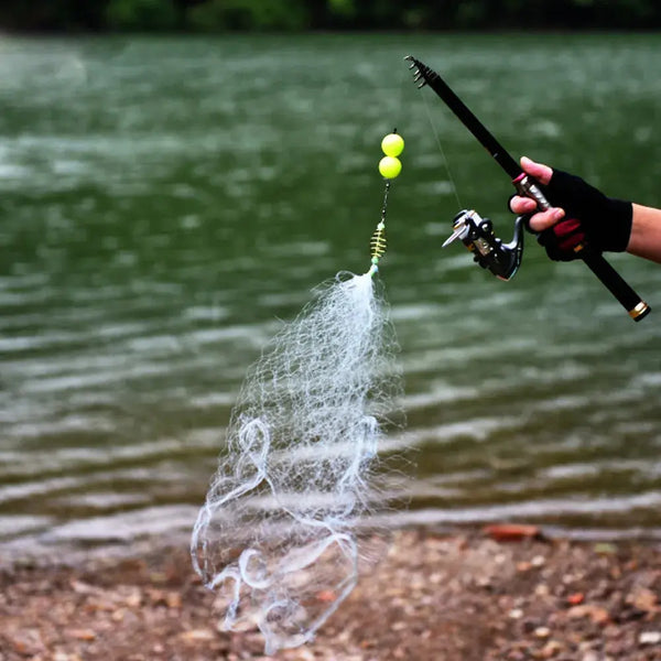 1PC New Fishing Net Fishing Cage fishnet Design Copper Spring Shoal Net Netting Fishing Tackle Fishing Supplies - Memoriex 
