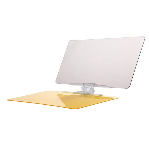 1Pcs Car Sun Visor HD Anti Sunlight Dazzling Goggle Day Night Vision Driving Mirror UV Fold Flip Down Clear View Car Styling - Memoriex 