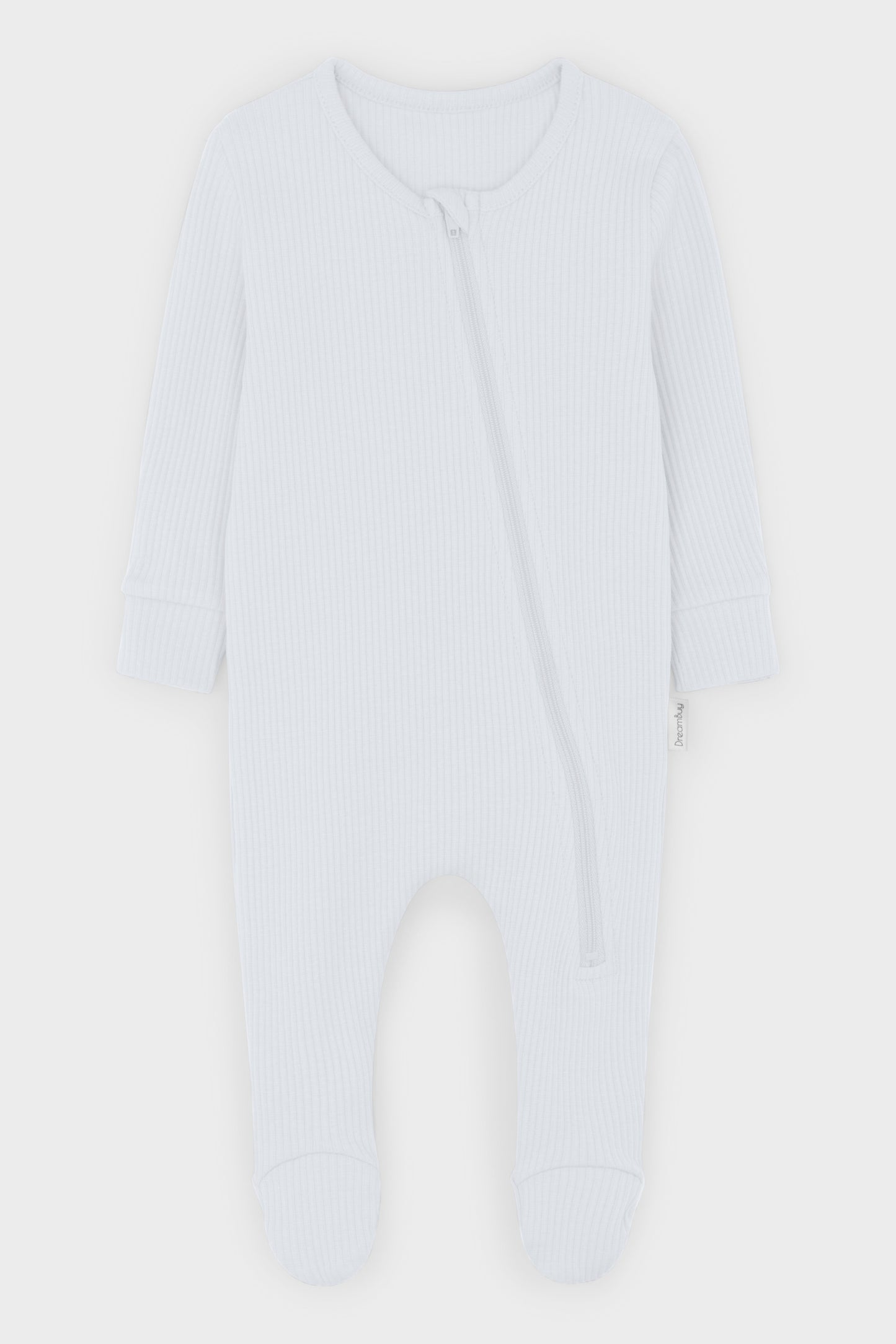 White Zip Sleepsuit-2