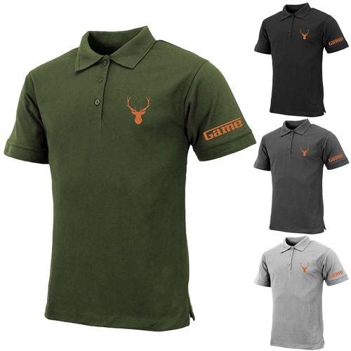 Game Stag Logo Polo Shirt-0