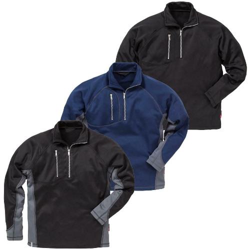 Mens Half Zip Sweatshirt Water Repellent Jumper-0