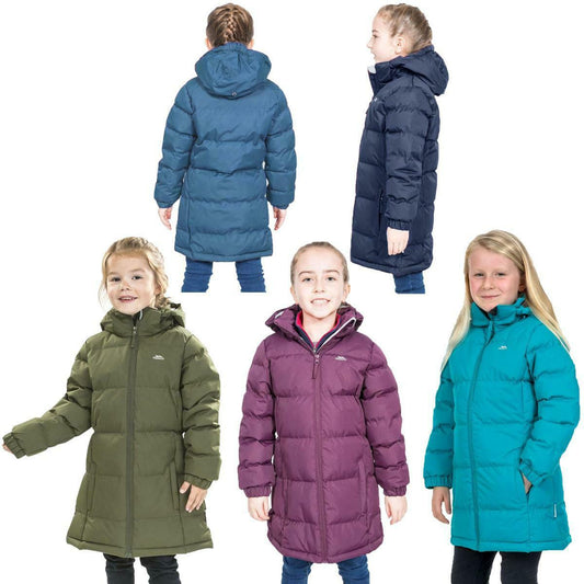 Girls Trespass Tiffy Puffa Jacket - Clearance-0