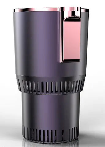 2 In1 Car Heating Cooling Cup 12V Smart Car Cup Holder Digital Temperature Display Drink Cup Warmer Cooler Mini Car Refrigerator - Memoriex 