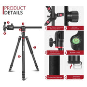 2-in-1 Camera Tripod Monopod with 360 Degree Rotatable - Memoriex 