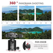 2-in-1 Camera Tripod Monopod with 360 Degree Rotatable - Memoriex 